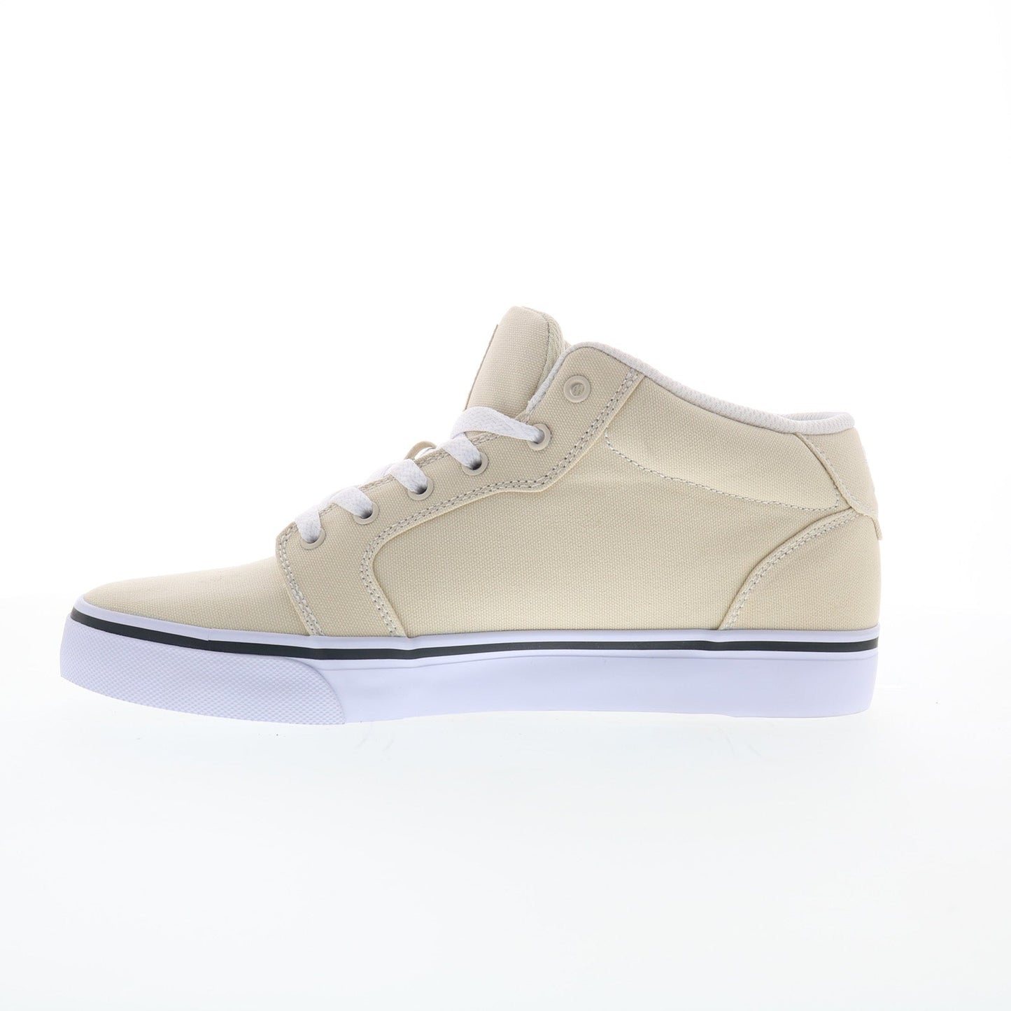 DC Anvil Mid ADYS300788-CRE Mens Beige Canvas Skate Inspired Sneakers Shoes