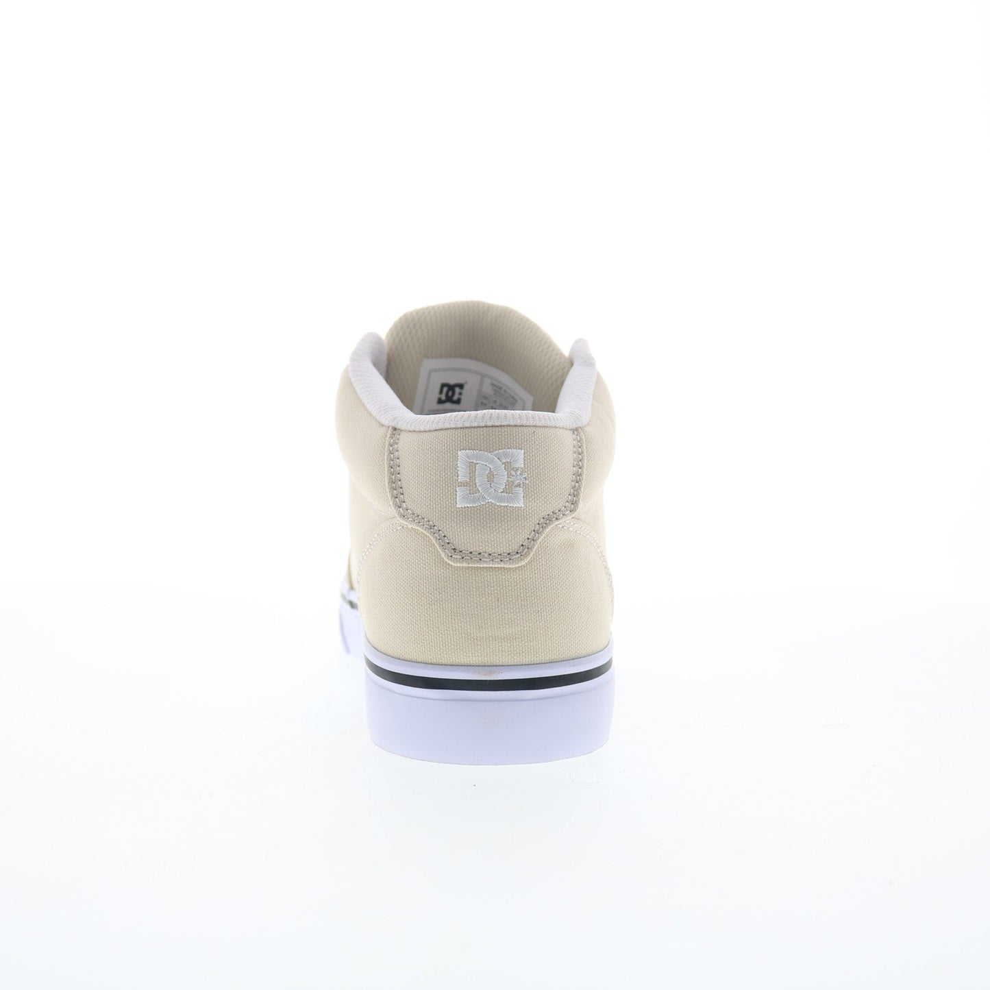 DC Anvil Mid ADYS300788-CRE Mens Beige Canvas Skate Inspired Sneakers Shoes