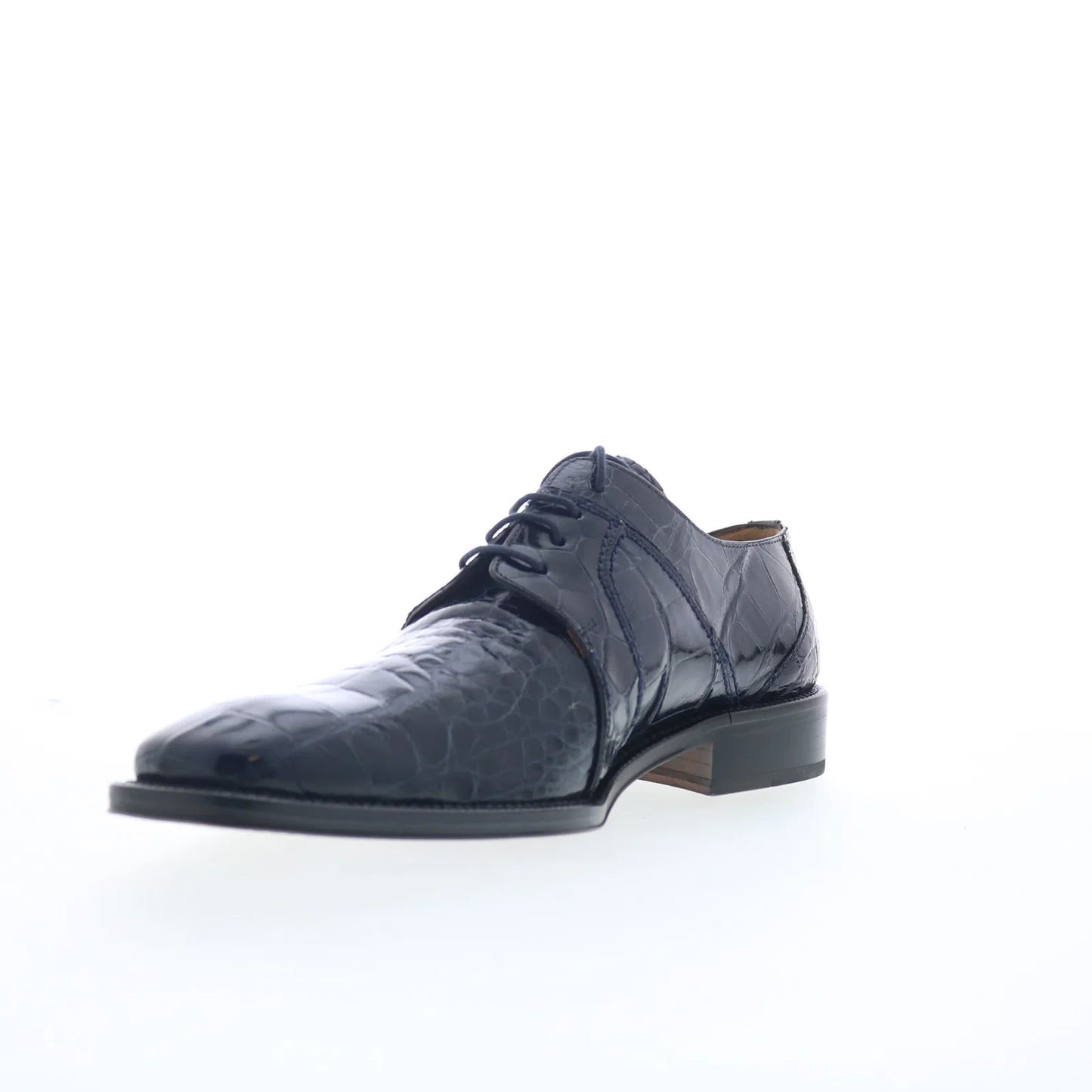 Ferrini Alligator 205 528 F205NB Mens Blue Oxfords & Lace Ups Casual Shoes