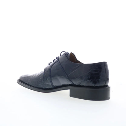 Ferrini Alligator 205 528 F205NB Mens Blue Oxfords & Lace Ups Casual Shoes