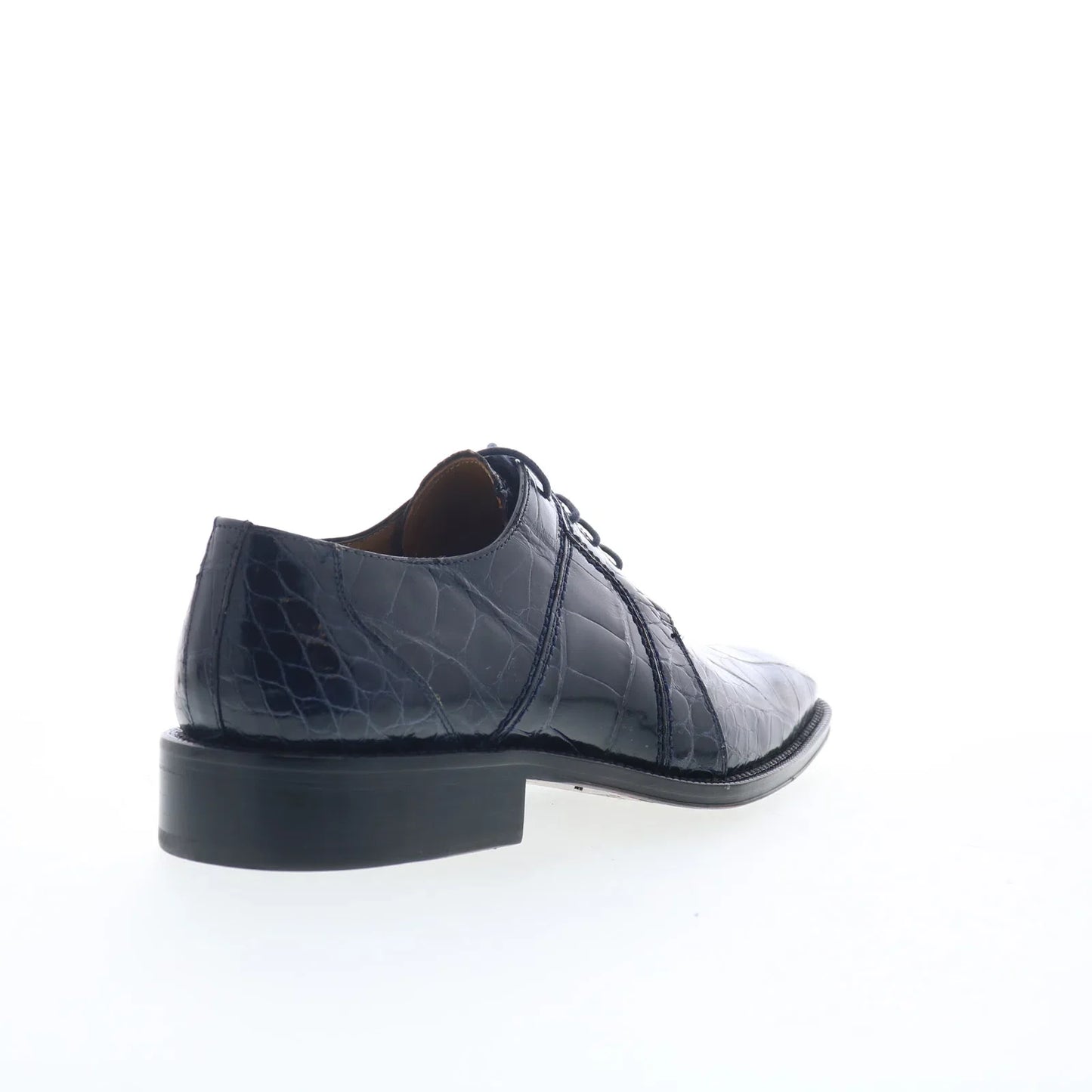Ferrini Alligator 205 528 F205NB Mens Blue Oxfords & Lace Ups Casual Shoes