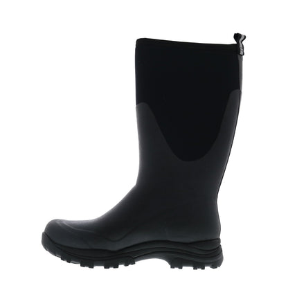 Original Muck Arctic Outpost AOT000 Mens Black Leather Pull On Winter Boots