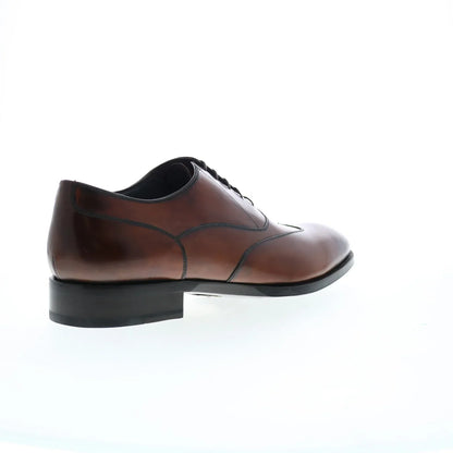 Di Bianco SBP932 Mens Brown Oxfords & Lace Ups Wingtip & Brogue Shoes