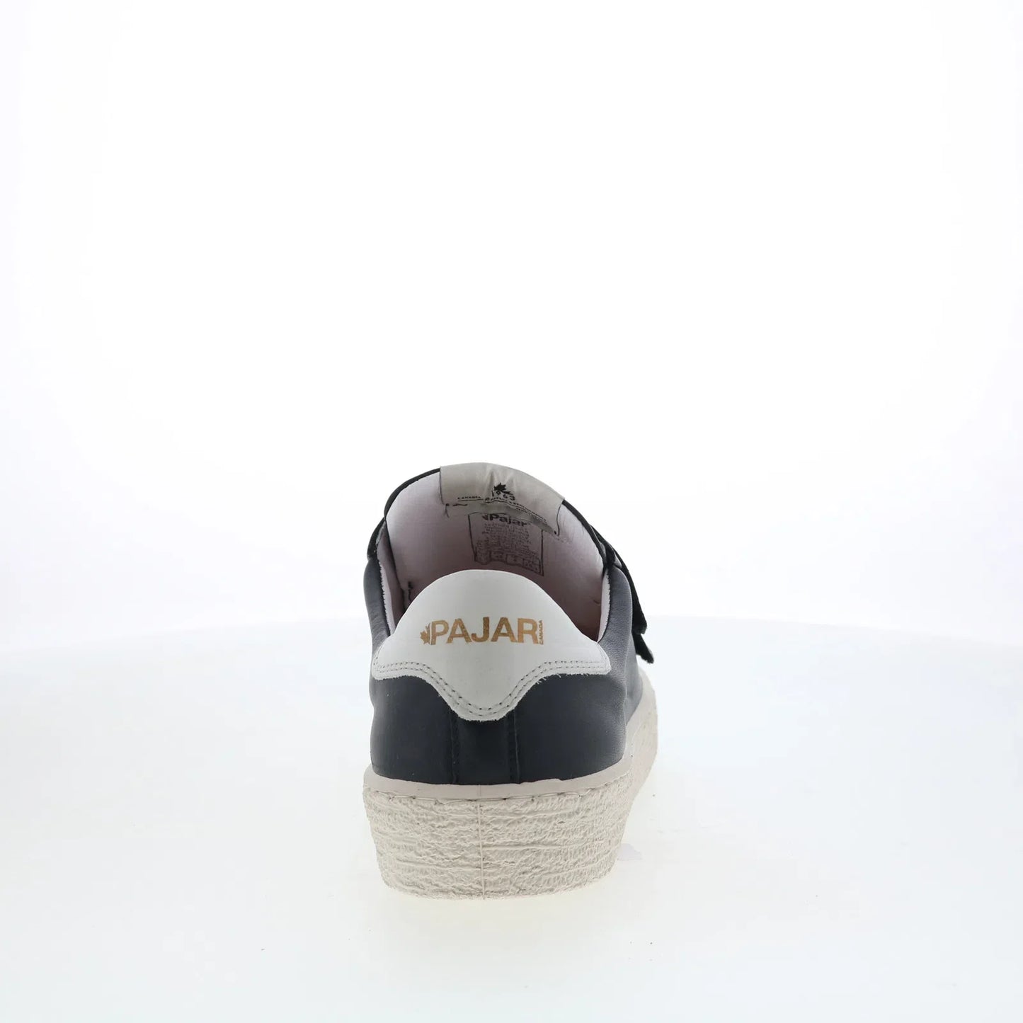 Pajar Barro 75219 Mens Black Leather Strap Lifestyle Sneakers Shoes