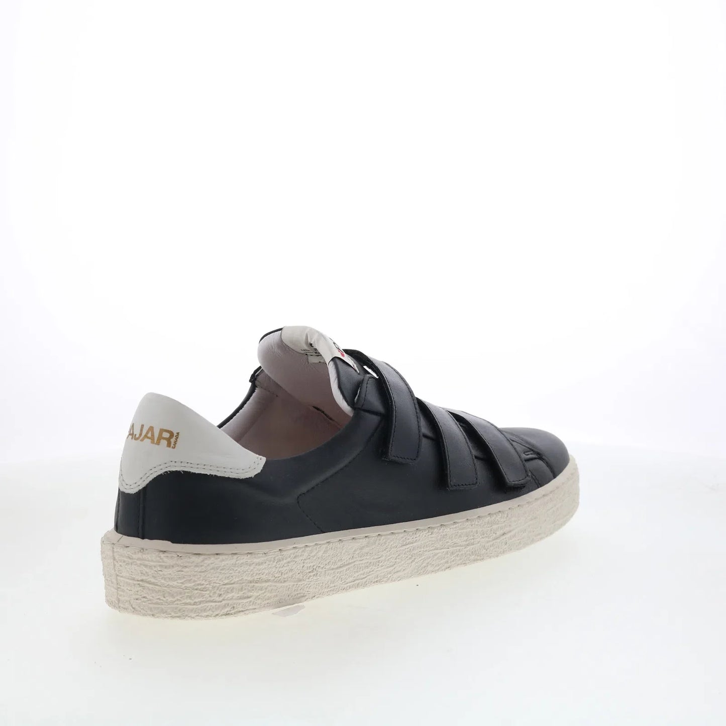Pajar Barro 75219 Mens Black Leather Strap Lifestyle Sneakers Shoes