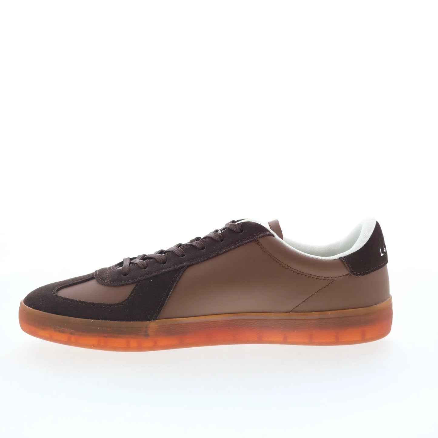Lacoste Baseshot Pro 126 1 SMA Mens Brown Leather Lifestyle Sneakers Shoes