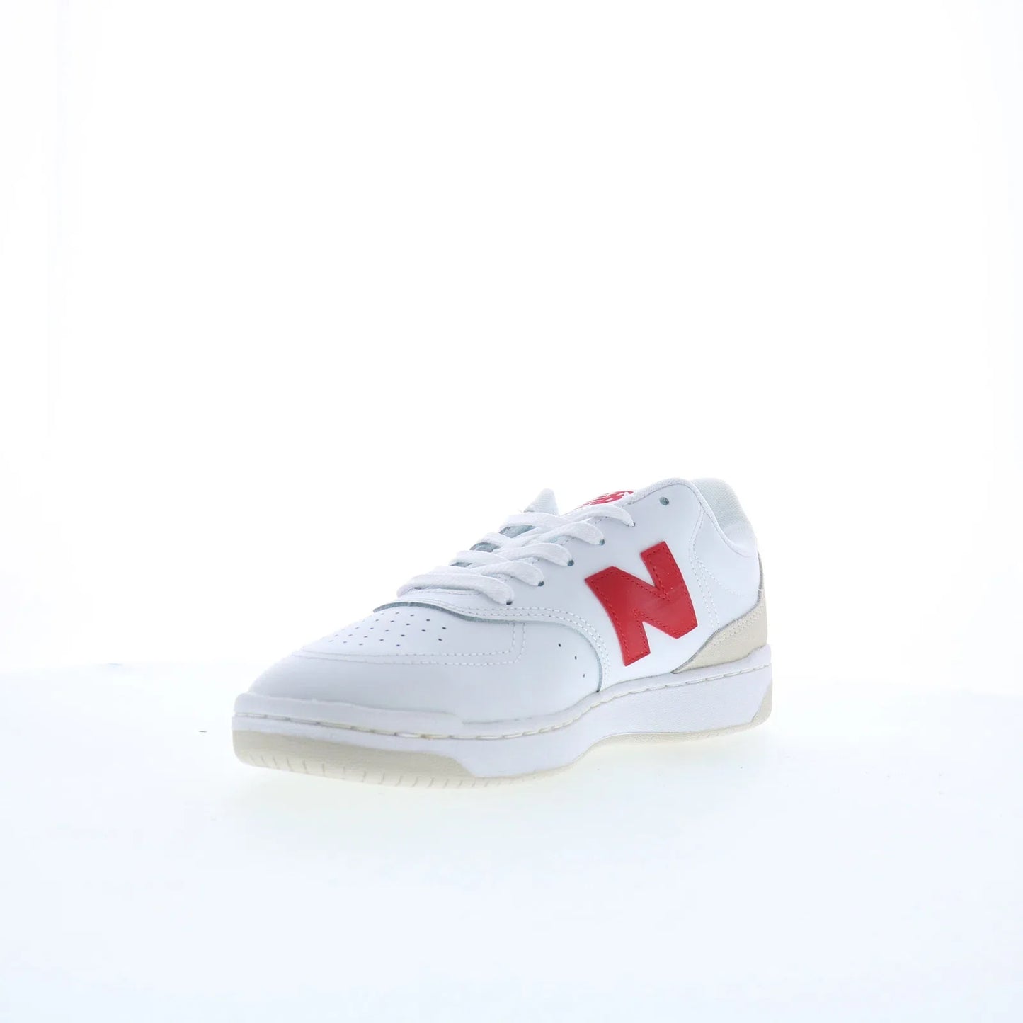 New Balance BB80 BB80RTB Mens White Leather Lace Up Lifestyle Sneakers Shoes