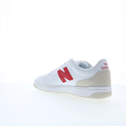 New Balance BB80 BB80RTB Mens White Leather Lace Up Lifestyle Sneakers Shoes