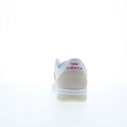 New Balance BB80 BB80RTB Mens White Leather Lace Up Lifestyle Sneakers Shoes