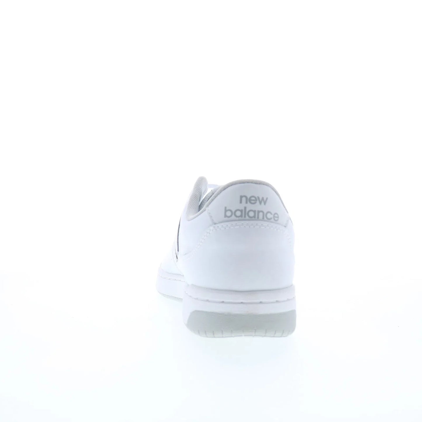 New Balance BB80 BB80GRY Mens White Leather Lace Up Lifestyle Sneakers Shoes