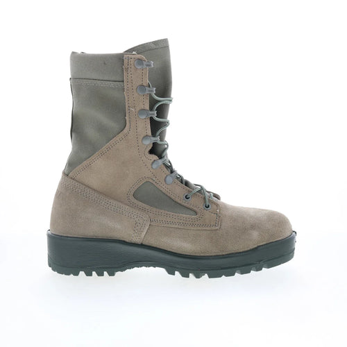 Belleville Hot Weather Steel Toe Made In USA Mens Gray Wide Tactical Boots