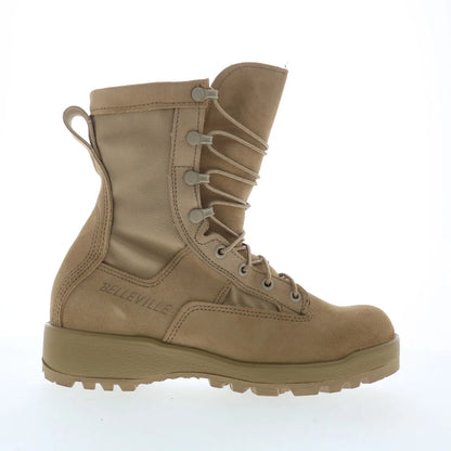 Belleville Waterproof Flight Combat Made In USA Mens Brown Wide Tactical Boots