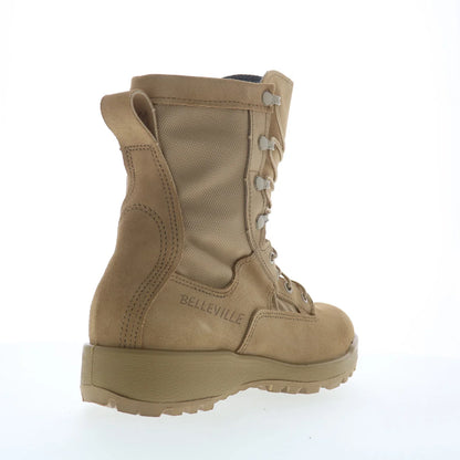 Belleville Waterproof Flight Combat Made In USA Mens Brown Wide Tactical Boots