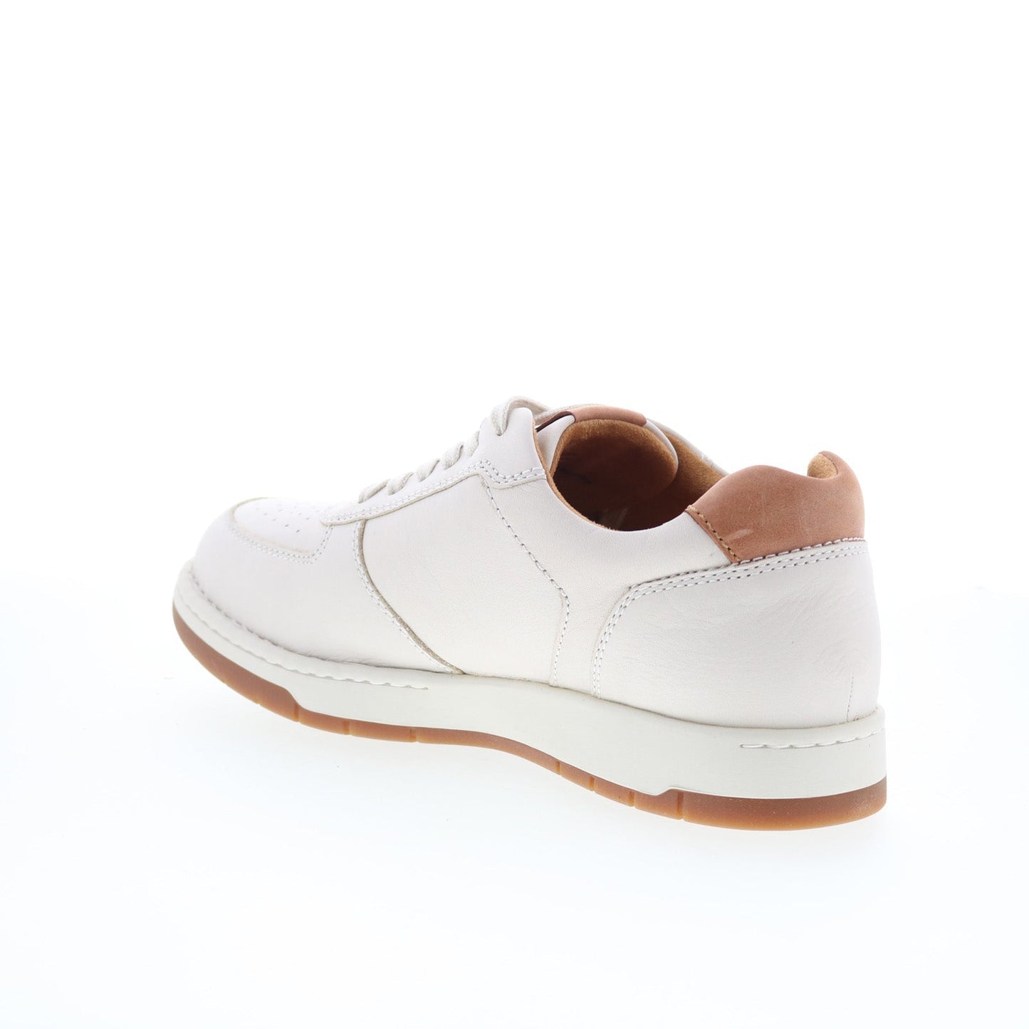 Born Captain BM0018901 Mens White Leather Lifestyle Sneakers Shoes