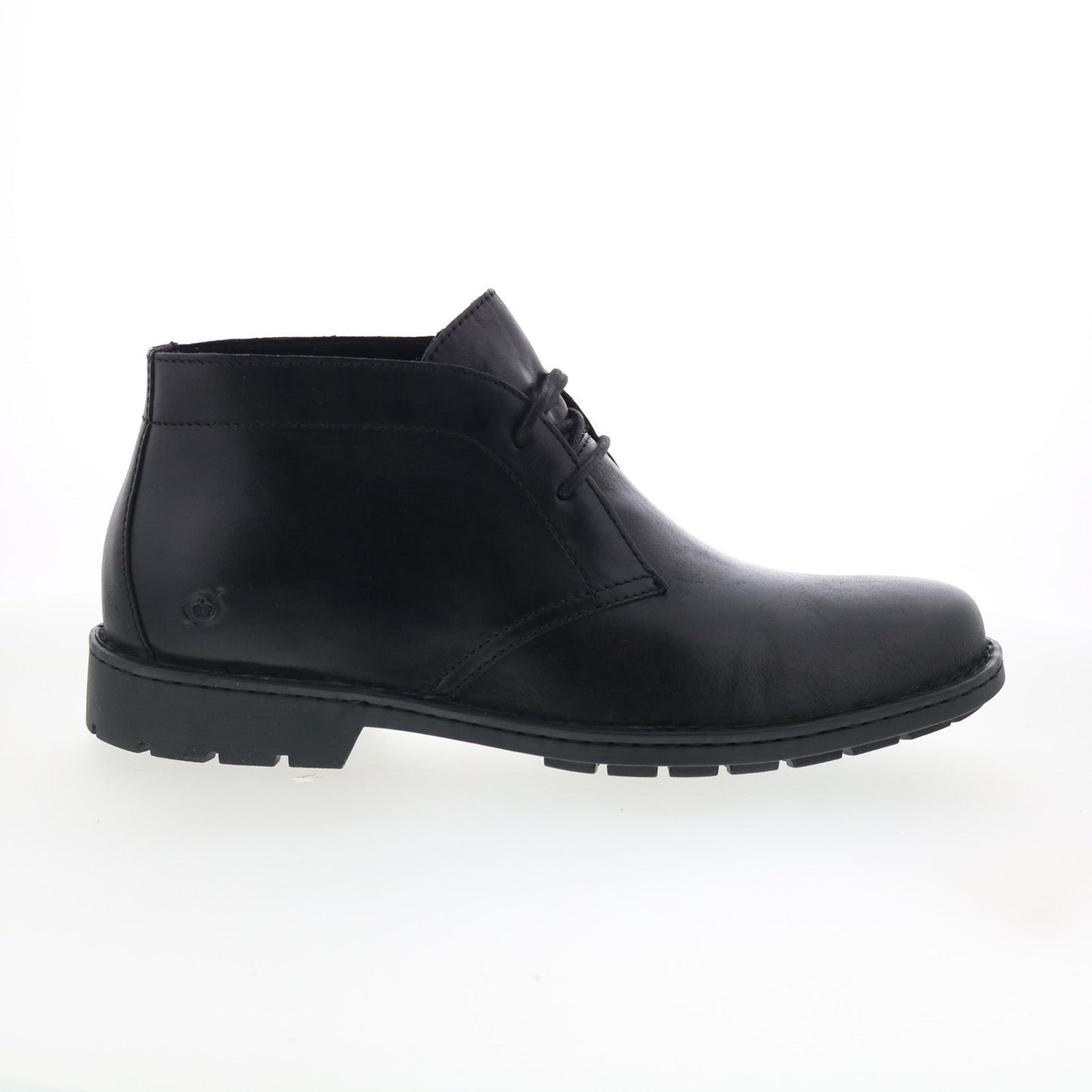 Born Lincoln BM0019503 Mens Black Leather Lace Up Chukkas Boots