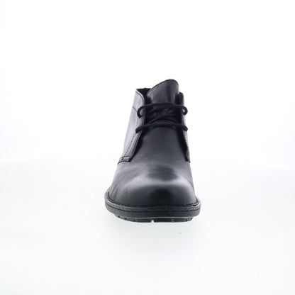 Born Lincoln BM0019503 Mens Black Leather Lace Up Chukkas Boots