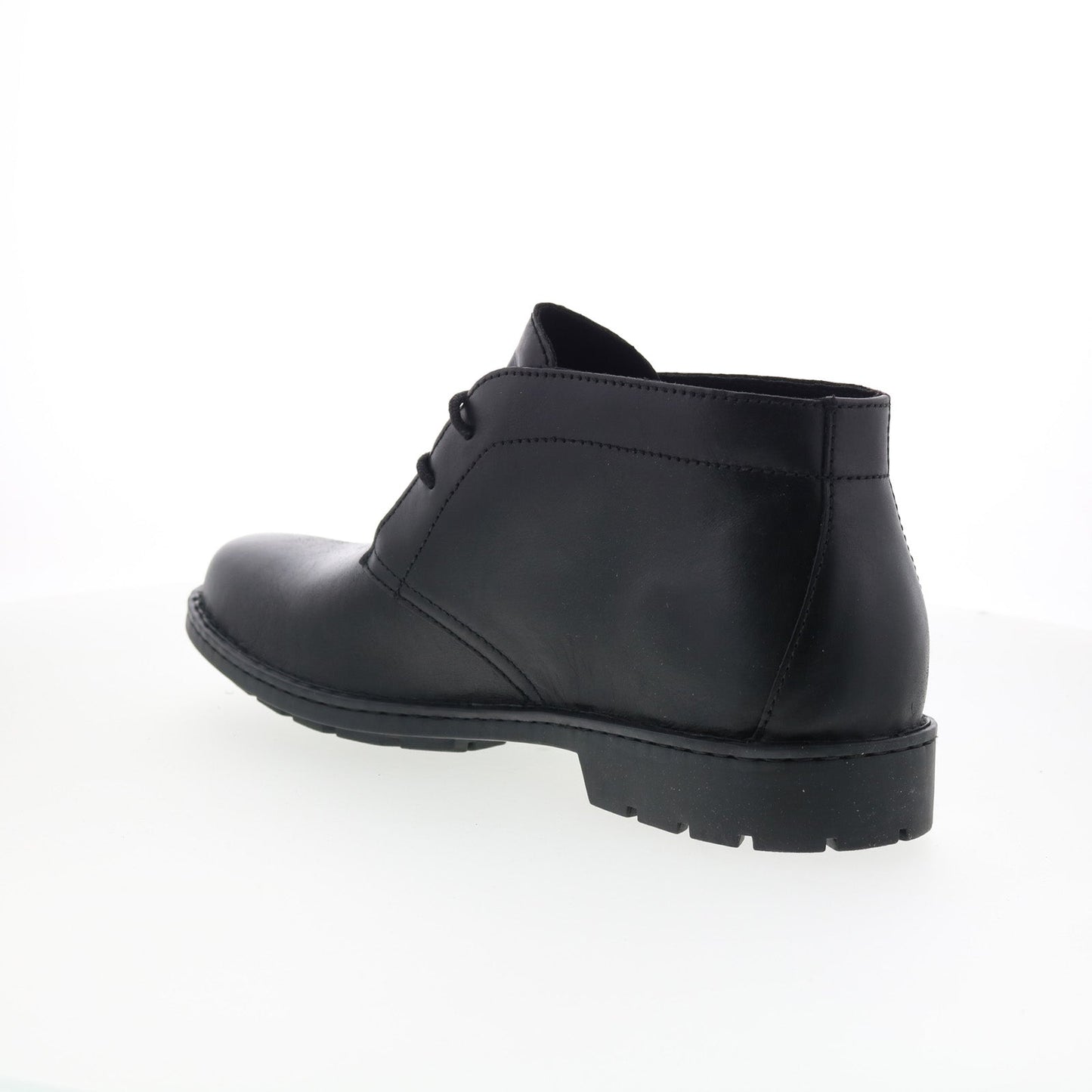 Born Lincoln BM0019503 Mens Black Leather Lace Up Chukkas Boots