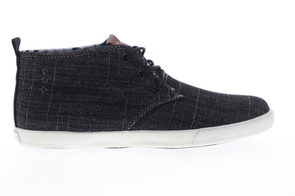 Ben Sherman Bristol Chukka BNM00160 Mens Black Canvas Lifestyle Sneakers Shoes