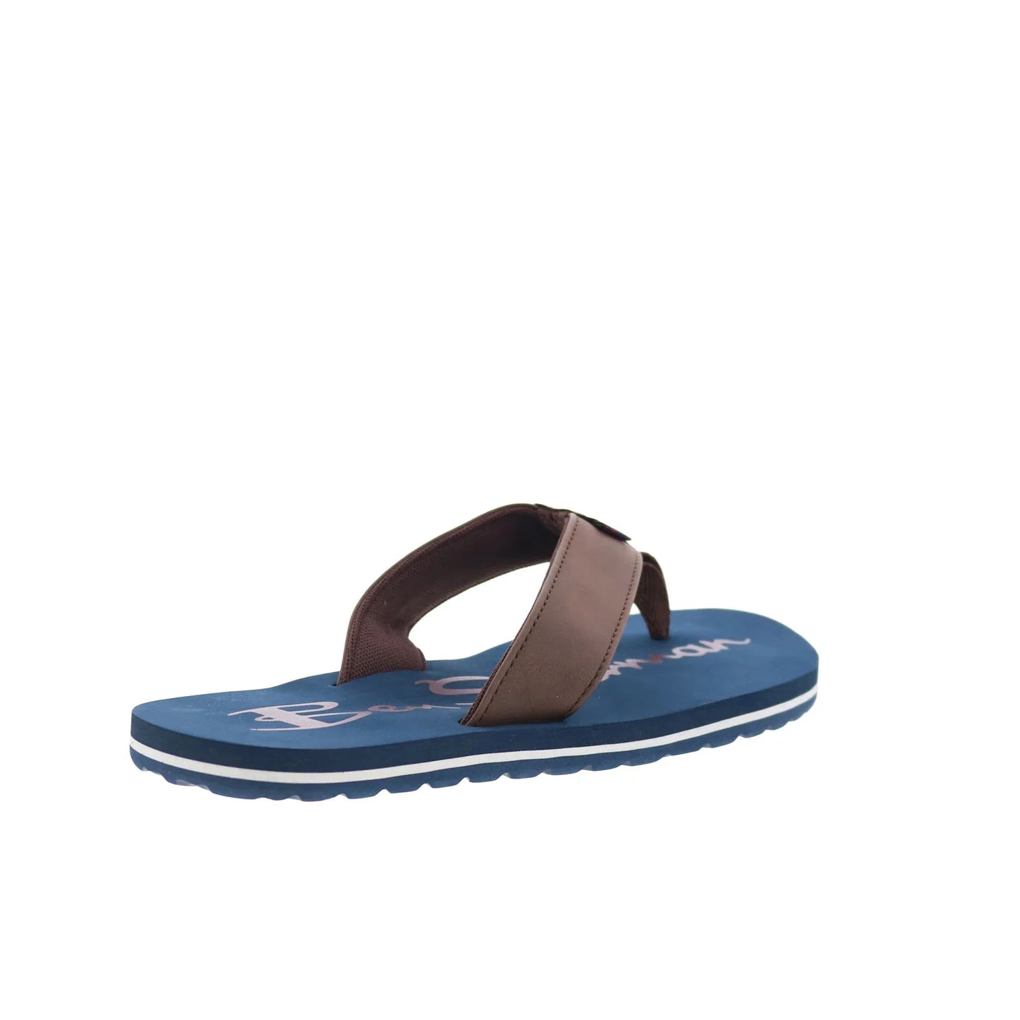Ben Sherman Crosswell BSMCROSSV-4953 Mens Blue Flip-Flops Sandals Shoes