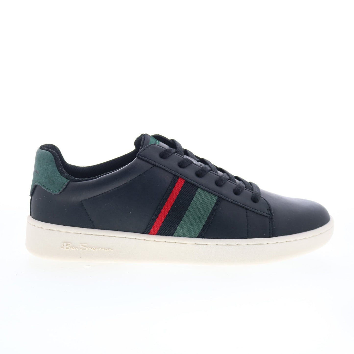 Ben Sherman Hampton Stripe BSMHAMPSV-0944 Mens Black Lifestyle Sneakers Shoes