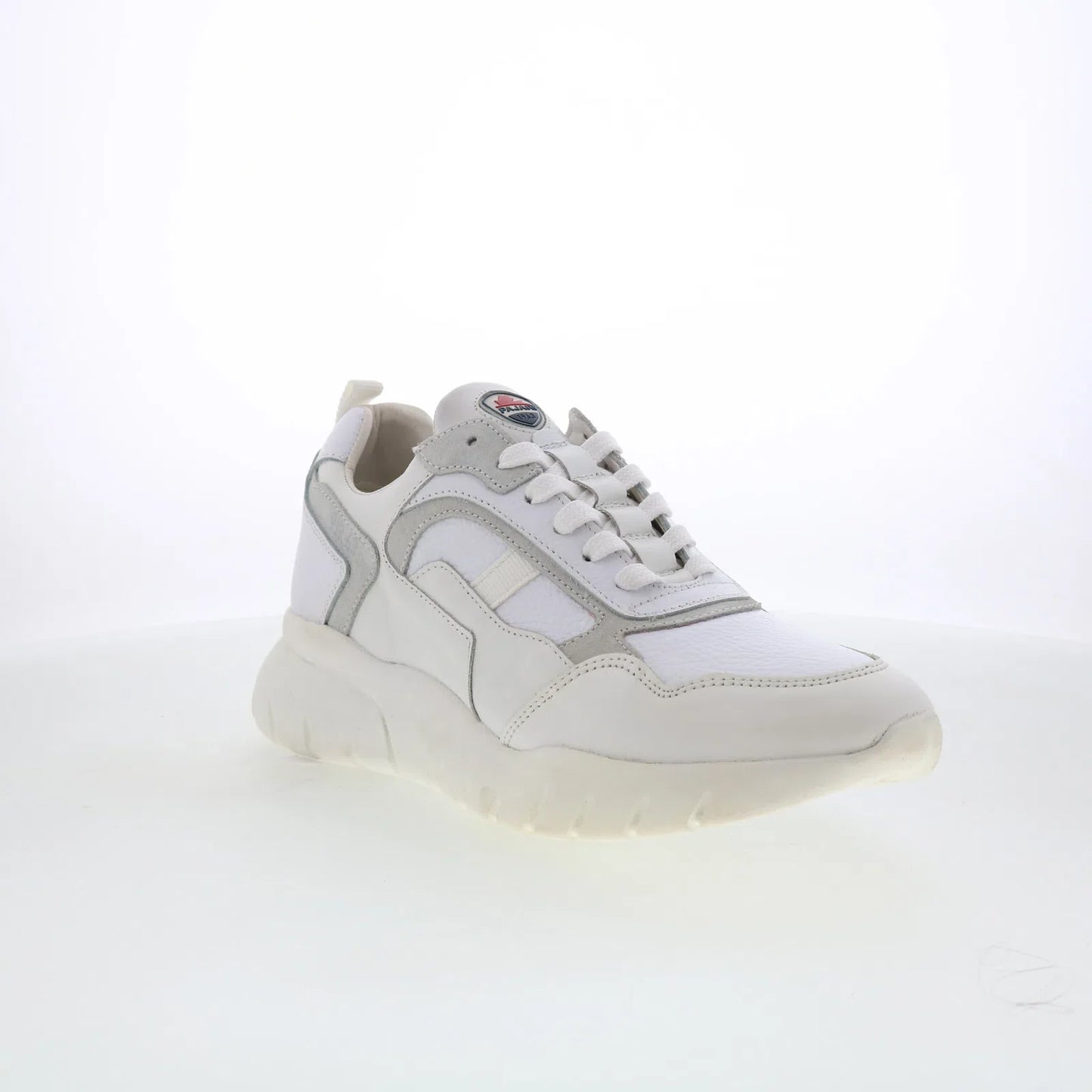 Pajar Cam PDPAS00027.01 Mens White Leather Lace Up Lifestyle Sneakers Shoes