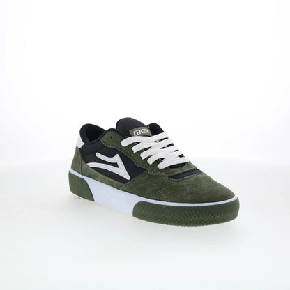 Lakai Cambridge Mens Green Suede Lace Up Skate Inspired Sneakers Shoes