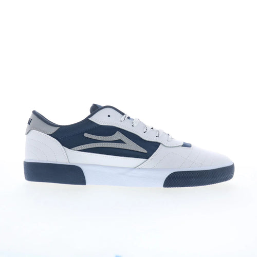 Lakai Cambridge Mens White Leather Lace Up Skate Inspired Sneakers Shoes
