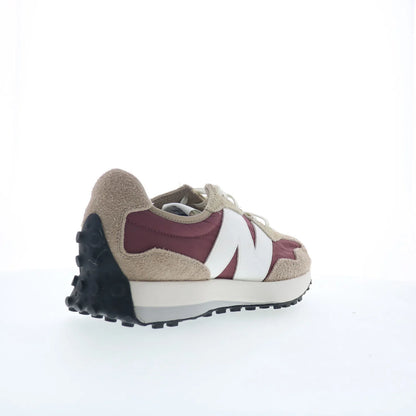 New Balance 327 MS327CP Mens Beige Leather Lace Up Lifestyle Sneakers Shoes