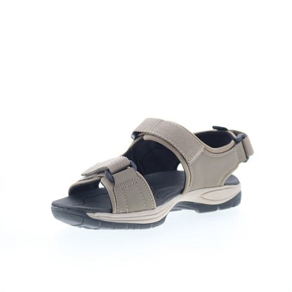 Dunham Nolan Water Friendly Mens Brown Extra Wide 4E Sport Sandals Shoes