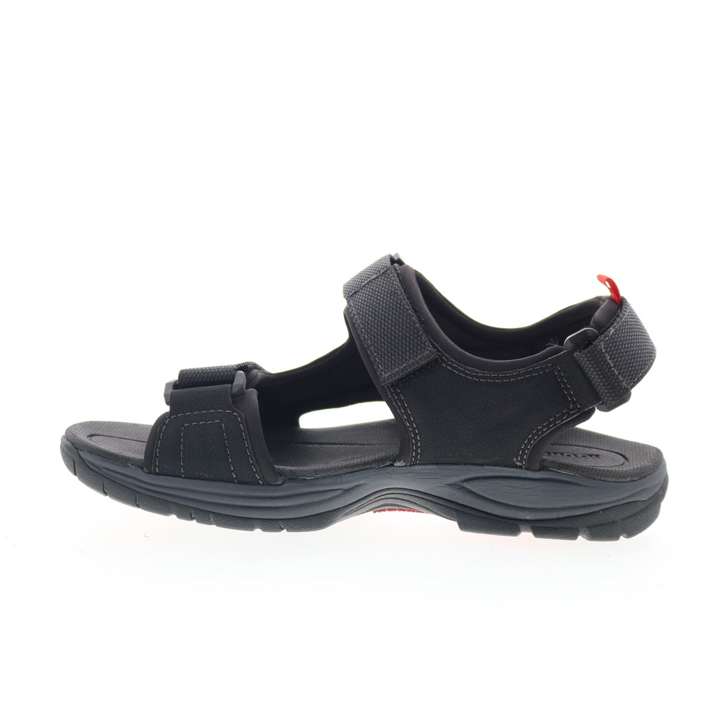 Dunham Nolan Water Friendly CH9116 Mens Black Leather Sport Sandals Shoes