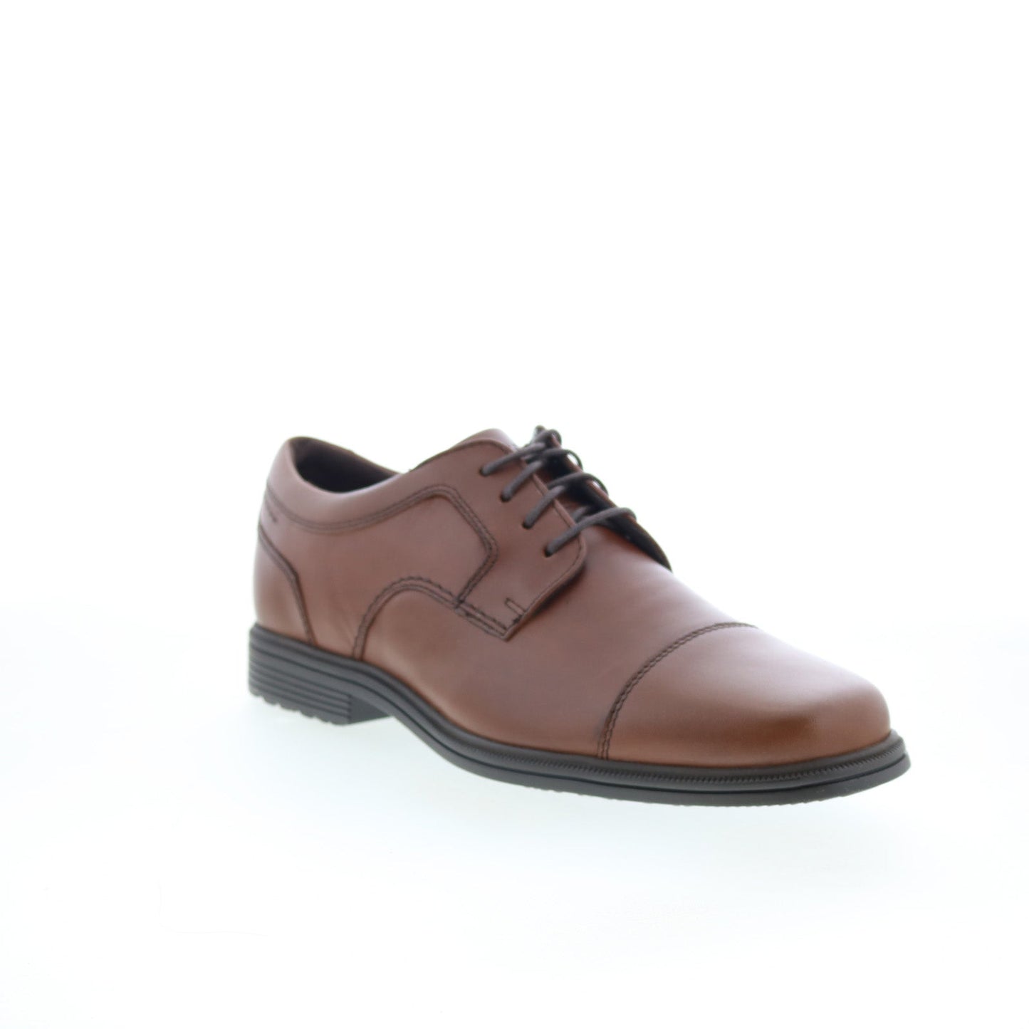 Rockport Taylor Cap Toe CI1053 Mens Brown Oxfords & Lace Ups Cap Toe Shoes