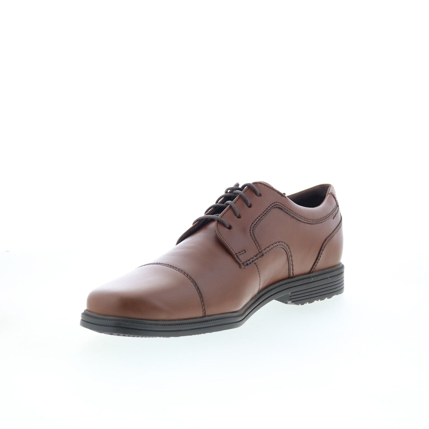 Rockport Taylor Cap Toe CI1053 Mens Brown Oxfords & Lace Ups Cap Toe Shoes