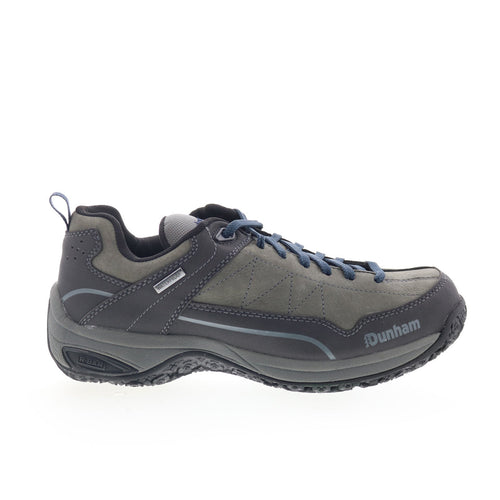 Dunham Cloud Plus Waterproof Lace Up Mens Gray Narrow Oxfords Casual Shoes