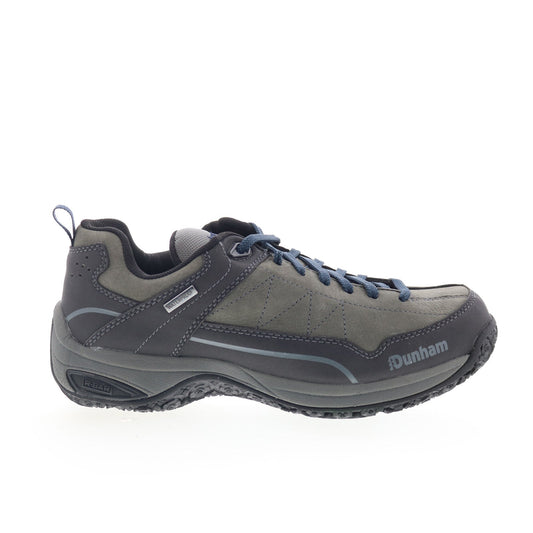 Dunham Cloud Plus Waterproof Lace Up Mens Gray Narrow Oxfords Casual Shoes