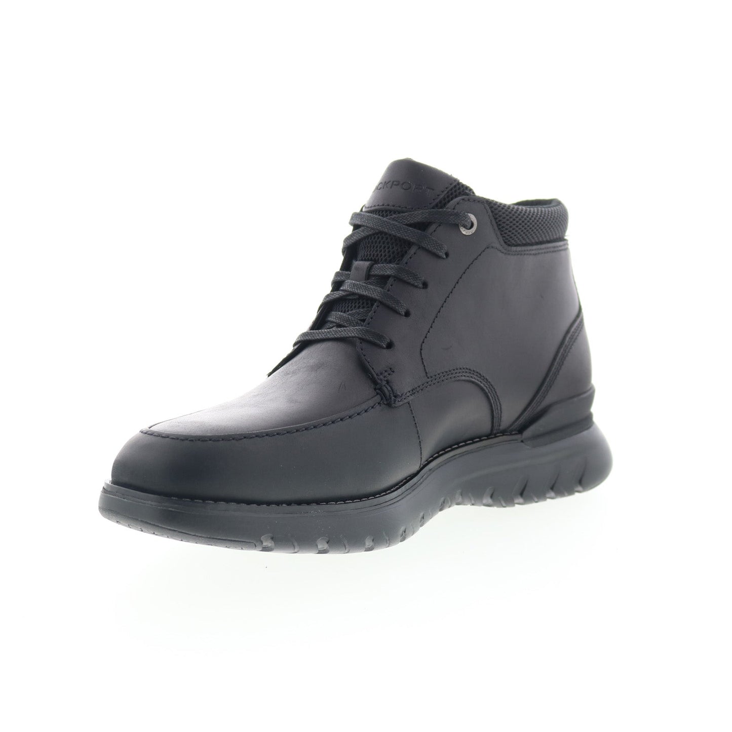 Rockport Total Motion Sport Apron CJ0915 Mens Black Wide Chukkas Boots