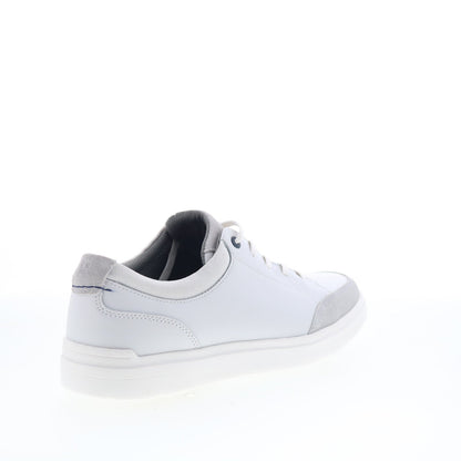 Rockport Total Motion Court Blucher Mens White Wide Sneakers Shoes