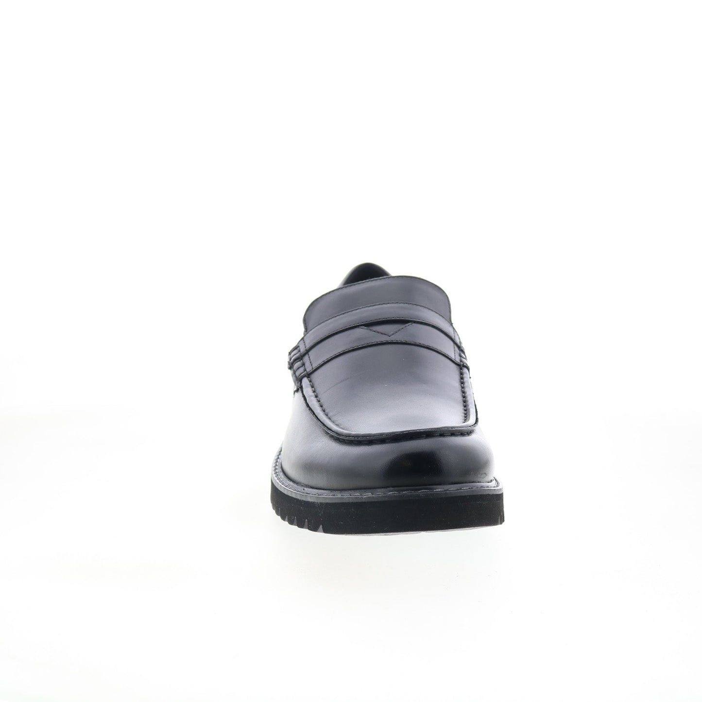 Rockport Maverick Penny CJ3770 Mens Black Wide Loafers Penny Shoes