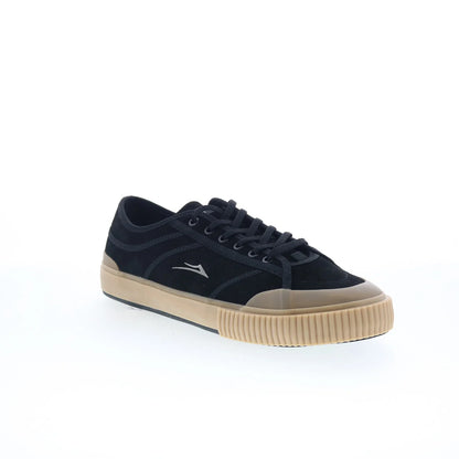 Lakai Conrad Elite Mens Black Suede Lace Up Skate Inspired Sneakers Shoes