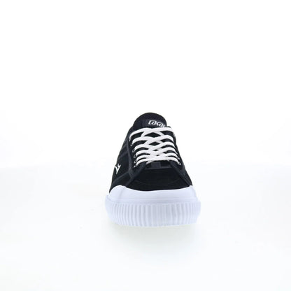 Lakai Conrad Elite Mens Black Suede Lace Up Skate Inspired Sneakers Shoes