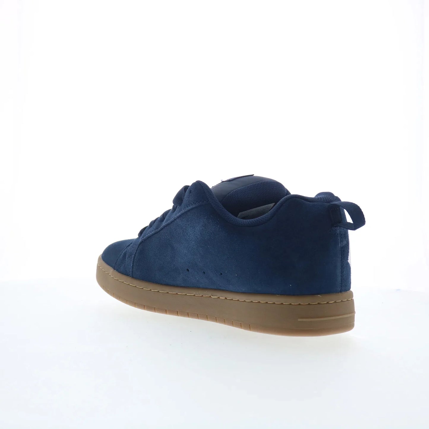 DC Court Graffik SE Mens Blue Suede Skate Inspired Sneakers Shoes