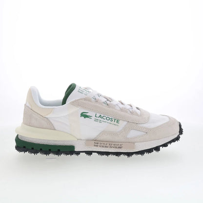 Lacoste Elite Active 1262 SMA Mens White Suede Lifestyle Sneakers Shoes