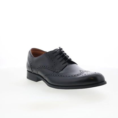 Clarks Craft Arlo Limit Mens Black Wide Oxfords & Lace Ups Wingtip Shoes