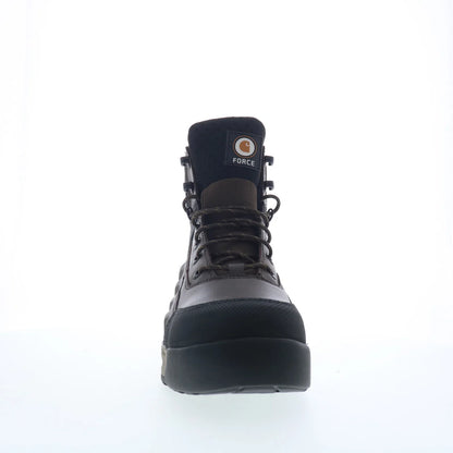 Carhartt 6In Force Waterproof Mens Brown Leather Work & Safety Boots