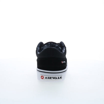 Airwalk Kickflip CW06510M Mens Black Suede Skate Inspired Sneakers Shoes