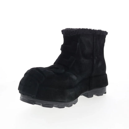 Diesel D-Hammer CH MD Mens Black Suede Slip On Ankle Boots