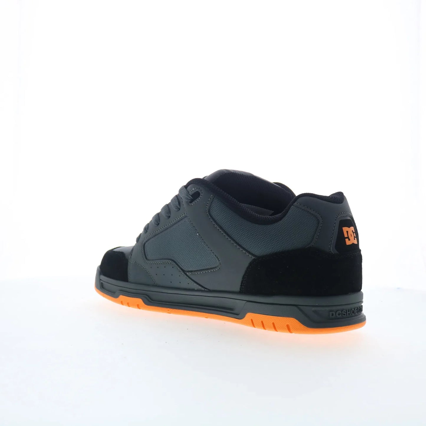 DC Coiler DC03011025-GYBKOG Mens Gray Leather Skate Inspired Sneakers Shoes