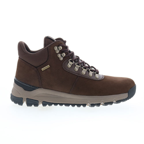 Dunham Alpine Waterproof Lace Up Mid Mens Brown Casual Dress Boots