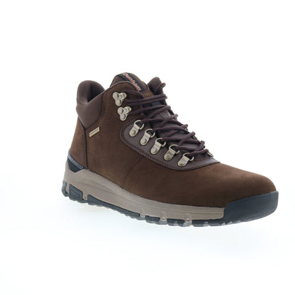 Dunham Alpine Waterproof Lace Up Mid Mens Brown Casual Dress Boots