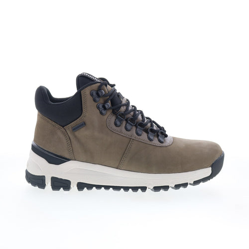 Dunham Alpine WP Lace Up Mid Mens Green Extra Wide 4E Casual Dress Boots