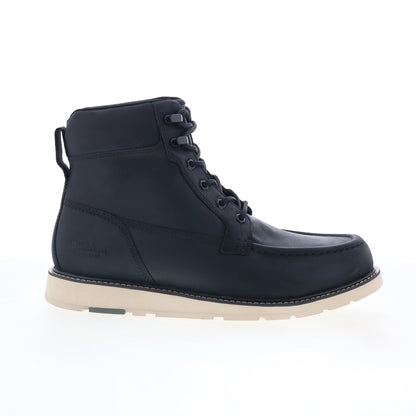 Dunham Brisco Waterproof Lace Up Mens Black Extra Wide Casual Dress Boots